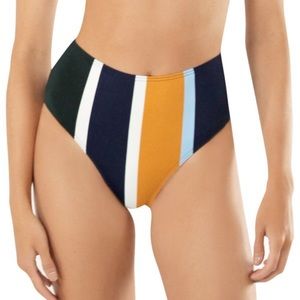 Mei L’ange high waist Lynn stripe bikini bottom M